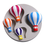 Hot Air Balloon Pattern Fondant Cake Decorative Baking Silicone DIY Mold (50-614) In Australia - Darrahopens