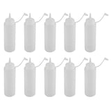 240ml 10pcs / Set Plastic Condiment Dispenser for Sauce Oil Cream Vineger (White) In Australia - Darrahopens