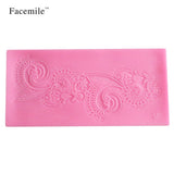 Lace Hem Shape Cake Baking Cookie Chocolate Sugar Paste Food Silicone Mold Bakeware In Australia - Darrahopens