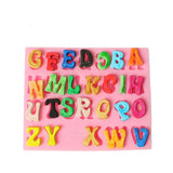 Letter Shape Cake Baking Cookie Chocolate Sugar Paste Food Silicone Mold Bakeware