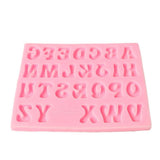 Letter Shape Cake Baking Cookie Chocolate Sugar Paste Food Silicone Mold Bakeware