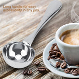 Stainless Steel Long Handled Tea Coffee Measuring Spoon Scoop Tablespoon (15ml)