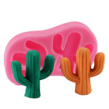 Silicone Cake Mold Plant Cactus Pattern Desserts Chocolate Baking DIY Mold Making Tool