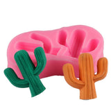 Silicone Cake Mold Plant Cactus Pattern Desserts Chocolate Baking DIY Mold Making Tool