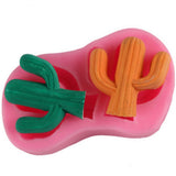 Silicone Cake Mold Plant Cactus Pattern Desserts Chocolate Baking DIY Mold Making Tool