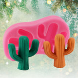 Silicone Cake Mold Plant Cactus Pattern Desserts Chocolate Baking DIY Mold Making Tool