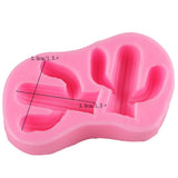 Silicone Cake Mold Plant Cactus Pattern Desserts Chocolate Baking DIY Mold Making Tool