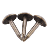 100pcs Thicken Iron Staples Nails Fasteners for Furniture Drum Wooden Door (6 * 12mm) In Australia - Darrahopens