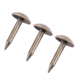 100pcs Thicken Iron Staples Nails Fasteners for Furniture Drum Wooden Door (6 * 12mm) In Australia - Darrahopens