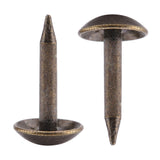 100pcs Thicken Iron Staples Nails Fasteners for Furniture Drum Wooden Door (6 * 12mm)