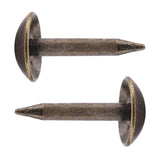 100pcs Thicken Iron Staples Nails Fasteners for Furniture Drum Wooden Door (6 * 12mm) In Australia - Darrahopens