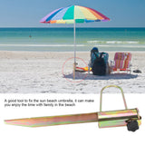1Pc Iron Sun Beach Fishing Umbrella Holder Sand Parasol Archor Garden Outdoor Travel In Australia - Darrahopens