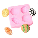 Silicone Cake Mold Football Baseball Sports Ball Pattern Chocolate Baking DIY Mold Making Tool In Australia - Darrahopens