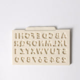 Silicone Cake Mold English Capital Letters Number Pattern Baking DIY Mold Making Tool