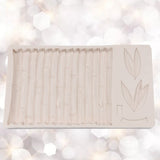 Silicone Cake Mold Bamboo Leaves Pattern Pudding Desserts Baking DIY Mold Soap Making Tool