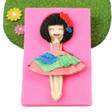 Silicone Cake Mold Ballet Dancing Girl Pattern Pudding Desserts Baking Mold Soap Making Tool In Australia - Darrahopens