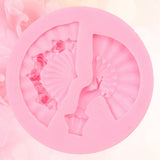 Fan Shape Cake Baking Cookie Chocolate Sugar Paste Food Silicone Mold Bakeware