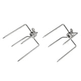 2PCS Multifunctional Stainless Steel BBQ Fork Grill Fork Roast Spit Barbecue Tool In Australia - Darrahopens