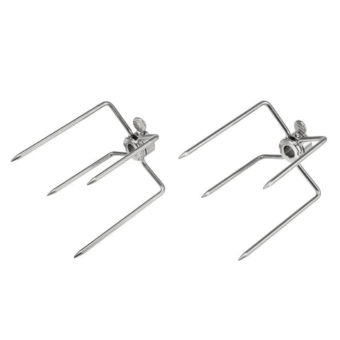 2PCS Multifunctional Stainless Steel BBQ Fork Grill Fork Roast Spit Barbecue Tool In Australia - Darrahopens