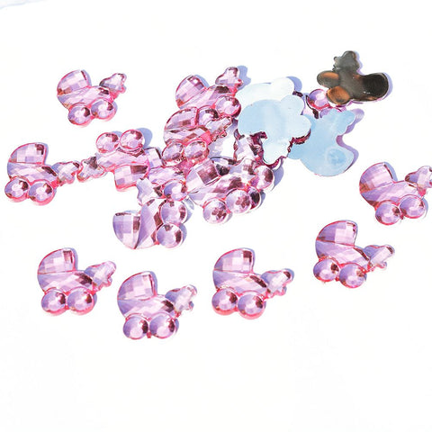 100pcs Baby Shower Birthday Party Gift Decoration Toy Accessories (Pinkcarriage) In Australia - Darrahopens