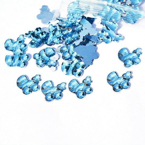 100pcs Baby Shower Birthday Party Gift Decoration Toy Accessories (Bluecarriage) In Australia - Darrahopens