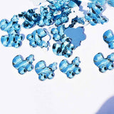 100pcs Baby Shower Birthday Party Gift Decoration Toy Accessories (Bluecarriage)