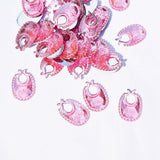 100pcs Baby Shower Birthday Party Gift Decoration Toy Accessories (Pinkbib)