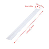 1pc Silicone Gap Strip Oil Resistant Stove Kitchen Counter Cap Filler Sealing Cover White