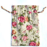 10pcs Printed Linen Drawstring Bag Gift Jewelry Ornament Storage Pouch 1 In Australia - Darrahopens