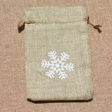 10pcs Printed Linen Drawstring Bag Gift Jewelry Ornament Storage Pouch 4 In Australia - Darrahopens
