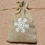 10pcs Printed Linen Drawstring Bag Gift Jewelry Ornament Storage Pouch 4 In Australia - Darrahopens
