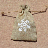 10pcs Printed Linen Drawstring Bag Gift Jewelry Ornament Storage Pouch 4 In Australia - Darrahopens