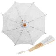 Lace Umbrella Fan Parasol for Lady Women Party Decor Dancing Photography Prop In Australia - Darrahopens