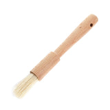 Wooden Barbecuing Brush Baking Brush Oil Sauce Butter Kitchen Tool(Round Handle)