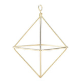 Geometric Air Pants Holder Fashionable Flowers Bromeliads Hanging Rack Home Decor Gold