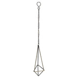 Geometric Triangle Hanging Flower Holder Stand Elegant Air Plants Bromeliads Rack House Decor S