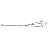 Geometric Triangle Hanging Flower Holder Stand Elegant Air Plants Bromeliads Rack House Decor S