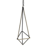 Geometric Triangle Hanging Flower Holder Stand Elegant Air Plants Bromeliads Rack House Decor M