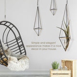 Geometric Triangle Hanging Flower Holder Stand Elegant Air Plants Bromeliads Rack House Decor M In Australia - Darrahopens