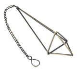 Geometric Triangle Hanging Flower Holder Stand Elegant Air Plants Bromeliads Rack House Decor M