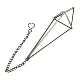 Geometric Triangle Hanging Flower Holder Stand Elegant Air Plants Bromeliads Rack House Decor M