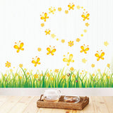 Beautiful Flower Bush Wall Decal Bedroom Living Room Background Sticker Home Deocr In Australia - Darrahopens