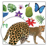 Tropical Rain Forest Wall Floor Stickers for Home Bedroom Backdrop Business Decoration SK7170 In Australia - Darrahopens