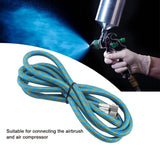 1.8M Woven Airbrush Hose Compressor Air Tool 1/8" to 1/8" Adaptor Fitting
