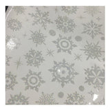 Winter Snowflake Self adhesive Removable Decorative Sticker for Home Office Decor(Silver) In Australia - Darrahopens