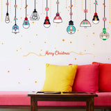 Winter Star Self adhesive Removable Decorative Sticker for Home Office Decor