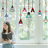 Winter Star Self adhesive Removable Decorative Sticker for Home Office Decor