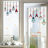 Winter Star Self adhesive Removable Decorative Sticker for Home Office Decor