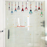 Winter Star Self adhesive Removable Decorative Sticker for Home Office Decor
