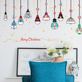 Winter Star Self adhesive Removable Decorative Sticker for Home Office Decor